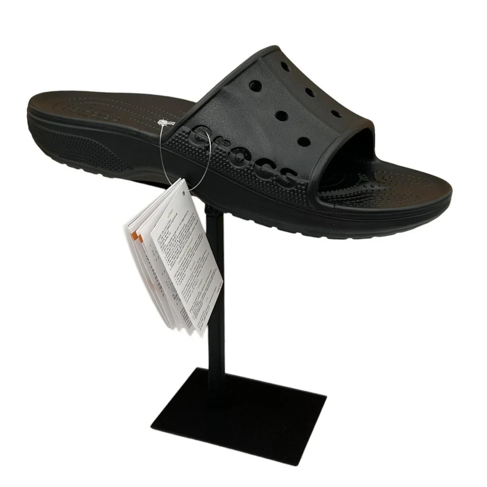 Crocs Baya II Mens Slide‎ Sandals Size 11 Black Lightweight Water Friendly